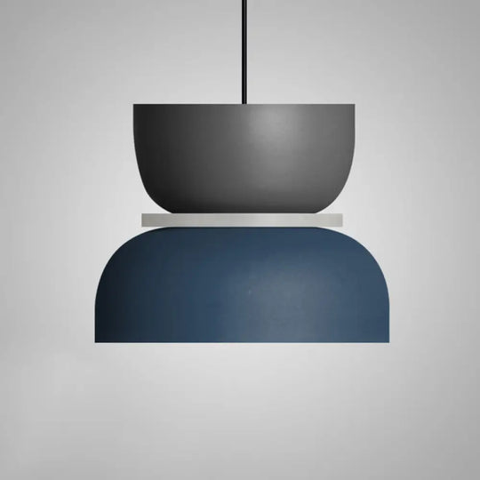 Modern Contemporary Pendant Lighting Colorful Macaron LED Hanging Light Fixture Grey pendant Light