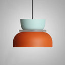 Modern Contemporary Pendant Lighting Colorful Macaron LED Hanging Light Fixture Orange pendant Light