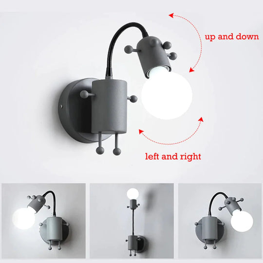 Moderne Kreative Minimalismus Metall Roboter Ameisen Lampen für Kinder Baby