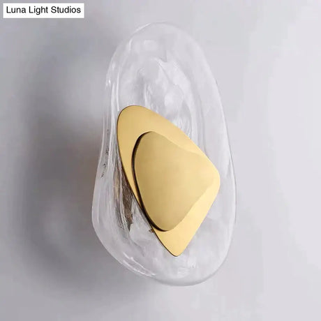 Modern Creative Minimalist Glass Wall Lamp for Study Room Bedroom Bedside Lighting Wall Light