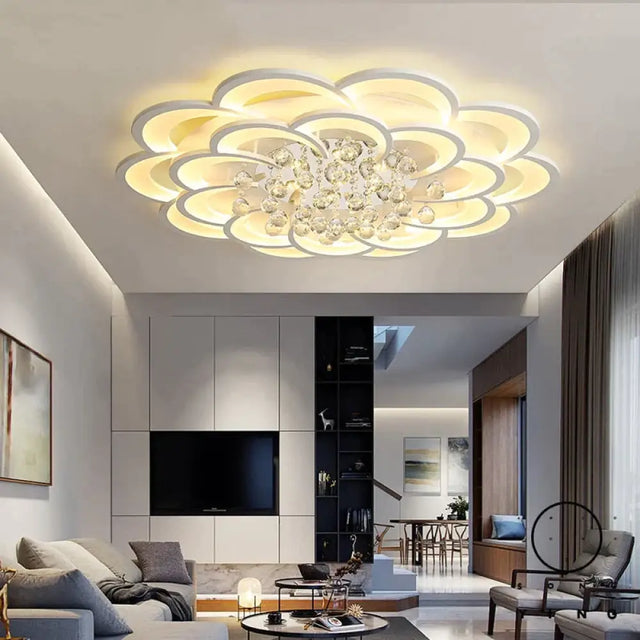 Modern Crystal LED Ceiling Lights For Living Room Bedroom Home Deco Ceiling Lamp Ceiling