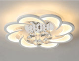 Modern Crystal Led Ceiling Lights For Living Room Bedroom Home Deco Lamp