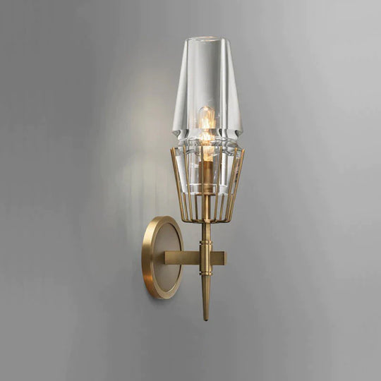Moderne Kristall Wand Lichter Moderne Persönlichkeit Villa Hotel Kupfer Wand Lichter