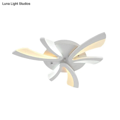 Modern Dandelion Flush Mount Light - Acrylic Ceiling Fixture With 3/5/9 Lights For Living Room In