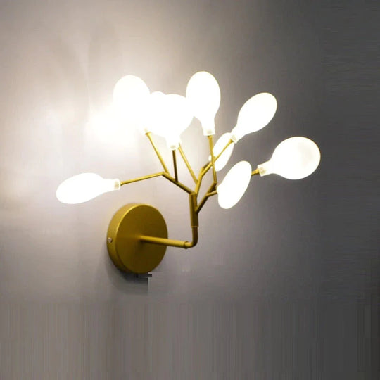 Moderne Firefly Tree Branch LED-Wandleuchte für Schlafzimmer, Arbeitszimmer