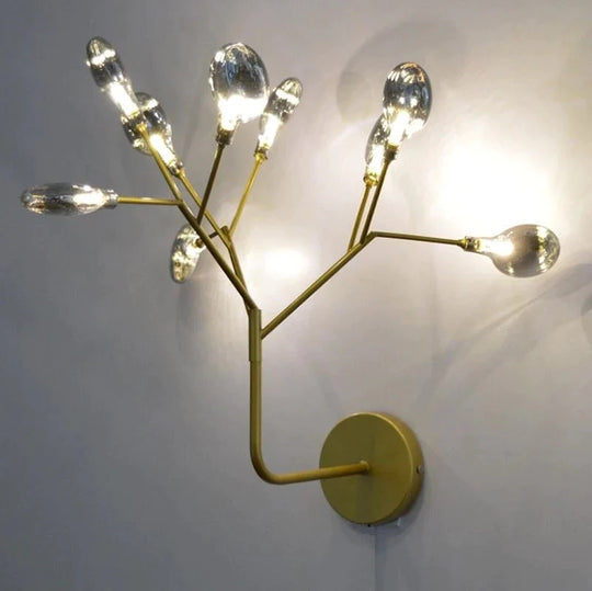 Moderne Firefly Tree Branch LED-Wandleuchte für Schlafzimmer, Arbeitszimmer