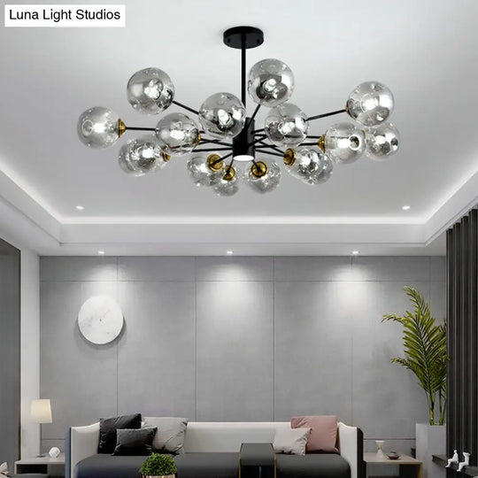 Modern Glass Bubble Chandelier Pendant Lights For Bedrooms