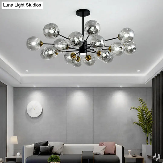 Modern Glass Bubble Chandelier Pendant Lights For Bedroom