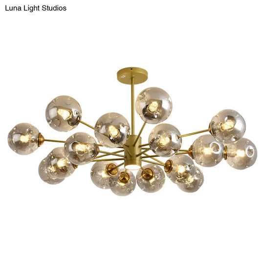 Modern Glass Bubble Chandelier Pendant Lights For Bedroom