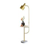 Modern Grenade Metal Floor Lamp With Tray - Perfect For Living Room