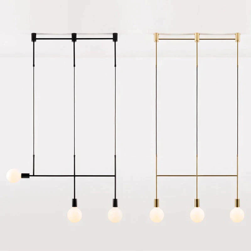 Modern Iron Pendant Light Northern Europe Creative Branches Hanging Lamp Loft Luminarias Industrial