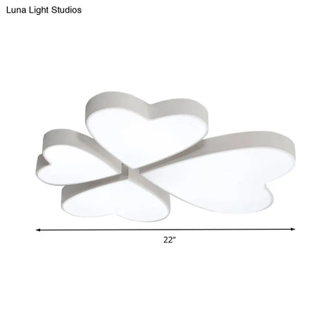 Modern Led Acrylic Flush Mount Ceiling Light For Living Room - Contemporary Lighting