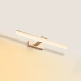 Modern Led Bathroom Mirror Cabinet Light In 3 Color Finishes Gold / Warm