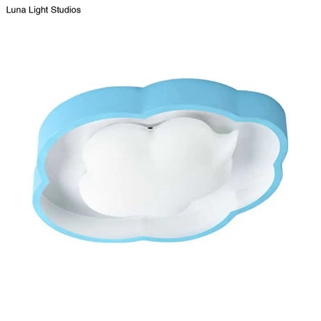 Modern Led Ceiling Fixture For Cloud - Inspired Children’s Bedroom