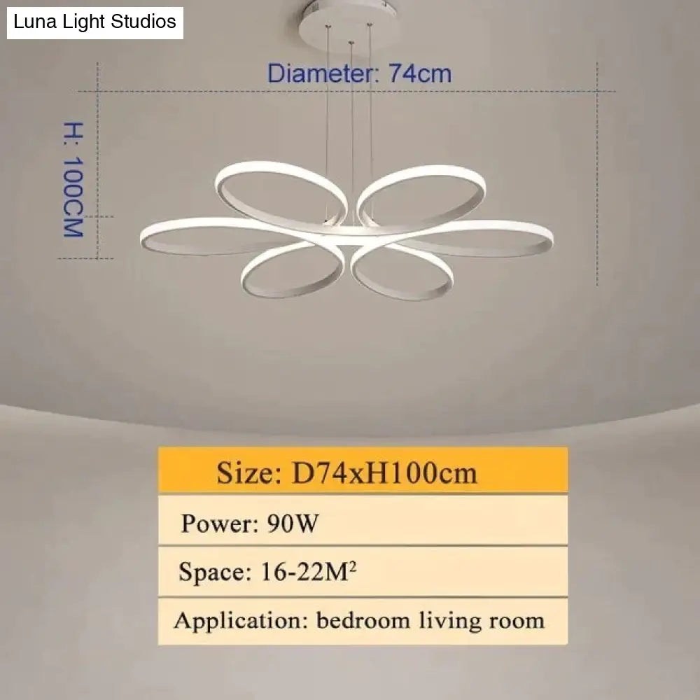 Modern Led Ceiling Lamp Lighting For Living Room Lustre Lamparas Light 72W 90W 120W Lampadario Lamp