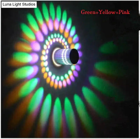 Modern Led Ceiling Light 3W Rgb Wall Sconce For Art Gallery Decoration Front Balcony Lamp Porch