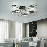 Modern Led Ceiling Light Living Room Lighting Fixture Bedroom Kitchen Surface Mount Lamp Remote