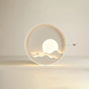 Modern Led Ceiling Light - Stylish Metal Flush Mount For Living Room White Shade / 16’ Warm