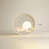 Modern Led Ceiling Light - Stylish Metal Flush Mount For Living Room White Shade / 19.5’ Warm