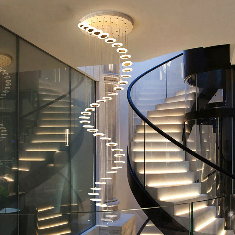 Modern LED Chandelier Living Room Pendant Lamp Bedroom Fixtures Stairs Suspended Lights Restaurant HangingC Lighting