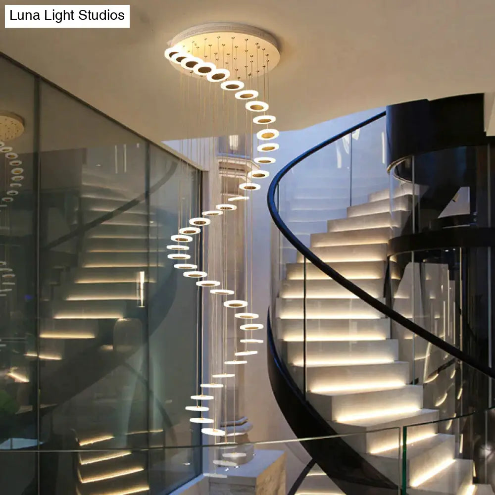 Modern LED Chandelier Living Room Pendant Lamp Bedroom Fixtures Stairs Suspended Lights Restaurant HangingC Lighting
