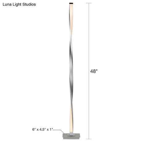 Modern Led Floor Lamp For Living Rooms Standing Pole Light Study Bedrooms Offices Bright Dimmable