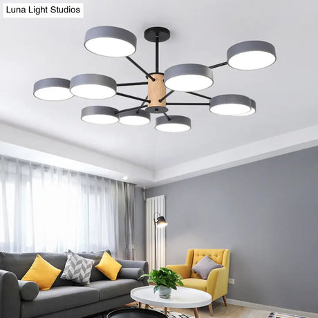 Modern Led Nordic Branch Chandelier - Acrylic Living Room Ceiling Light