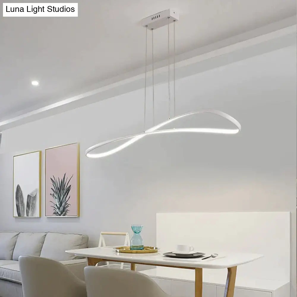 Modern Led Pendant Lights For Dining Room Kitchen Room Home Deco Pendant Lamp Matte Black/White Finished Pendant