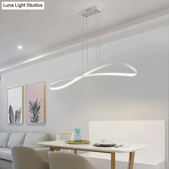 Modern Led Pendant Lights For Dining Room Kitchen Room Home Deco Pendant Lamp Matte Black/White Finished Pendant