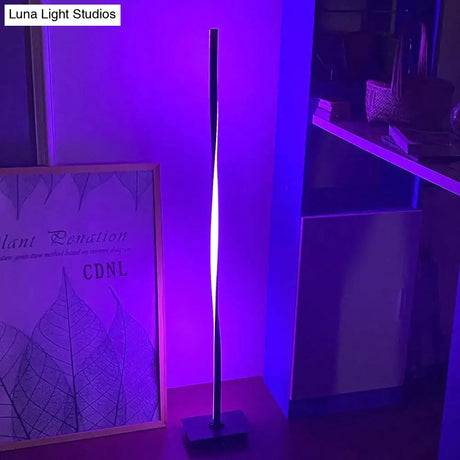 Modern Led Rgb Floor Lights Lighting Living Room Bedroom Decor Lamp Bedside Standing Nordic Indoor