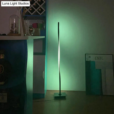 Modern Led Rgb Floor Lights Lighting Living Room Bedroom Decor Lamp Bedside Standing Nordic Indoor