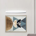 Modern Led Vanity Sconce For Wall Lighting In Warm/White Light - Simple Acrylic Design White / Warm