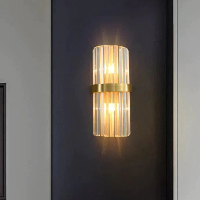 Modernes Licht Luxus Wohnzimmer Hintergrund Kupfer Wandleuchte