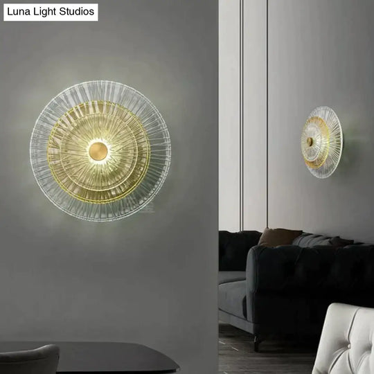 Modern Light Luxury Living Room Bedroom Copper Wall Lamp Lamps