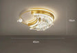Modern Light Luxury Living Room Bedroom Crystal Copper Ceiling Lamp Small