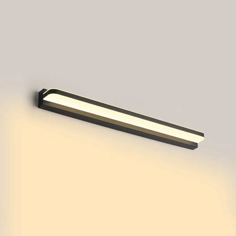 Modern Linear Vanity Wall Lamp Stylish Bathroom Lighting Solution With Multiple Sight Options Black