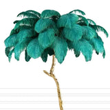 Modern Luxury Feather Floor Lamp Living Room Decoration Light Stand Light Decorative Standing Indoor