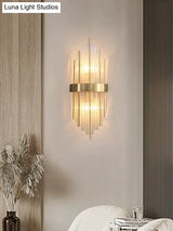 Modern Luxury Living Room Background Wall Lamp Bedroom Bedside Copper Wall Lamp Copper Wall Lamps