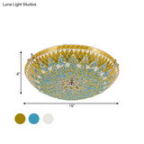 Modern Mediterranean Rhombus Flush Mount Spotlight Led Flushmount Lighting For Living Room -