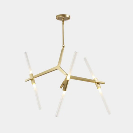 Post-Modern Metal Pendant Ceiling Light Fixture - Branches Design 6 / Gold