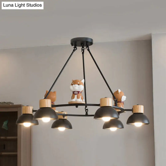 Modern Metal Dog Pendant Lights For Living Room Ceiling