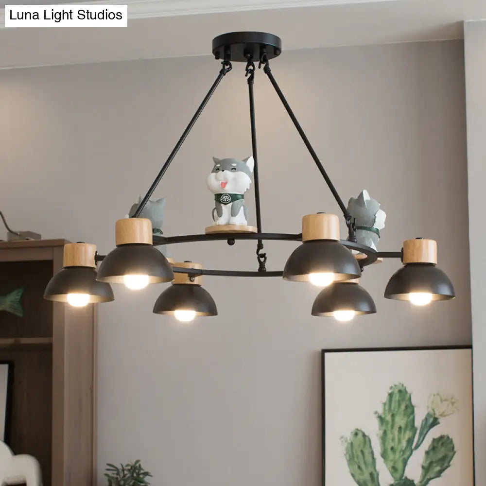 Modern Metal Dog Pendant Lights For Living Room Ceiling