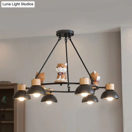 Modern Metal Dog Pendant Lights For Living Room Ceiling