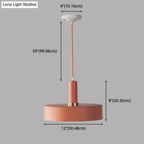 Modern Metal Down Lighting Pendant For Bedroom - Sleek And Stylish