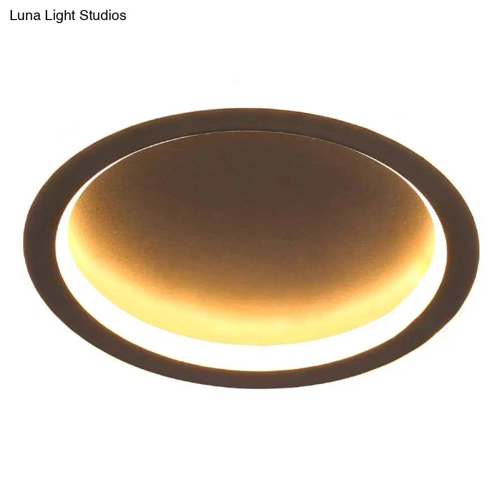 Modern Metal Geometric Led Ceiling Light Fixture | Flush Mount