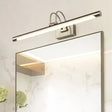 Modern Metallic Arc Led Vanity Light Fixture With Acrylic Shade - 16.5/20.5 W Nickel Finish / 16.5