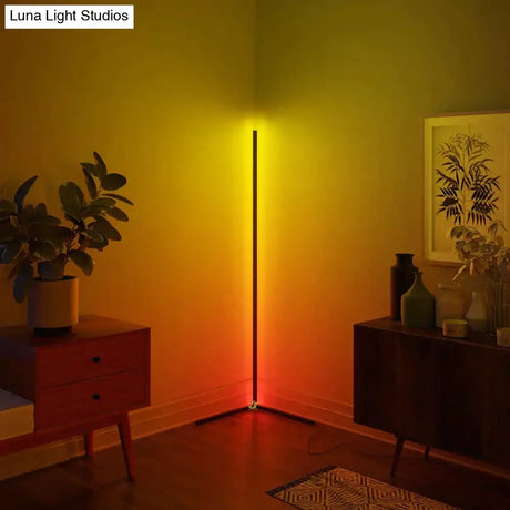 Modern Minimalism Corner Floor Lamp Colorful Bright Light Indoor Atmosphere Lights Home Bedroom