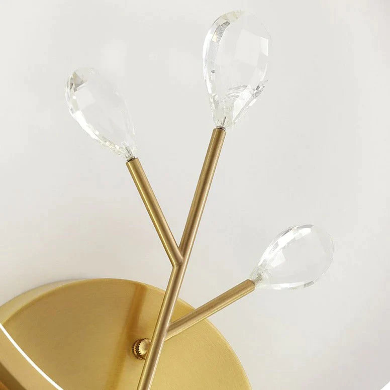 Modern Minimalist Bedroom Headlights With All-Copper Wall Lamps Copper