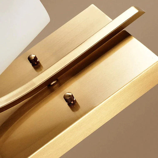 Moderne minimalistische kreative Wohnzimmerlampe Schlafzimmer Scheinwerfer Gang Kupfer Wandleuchte