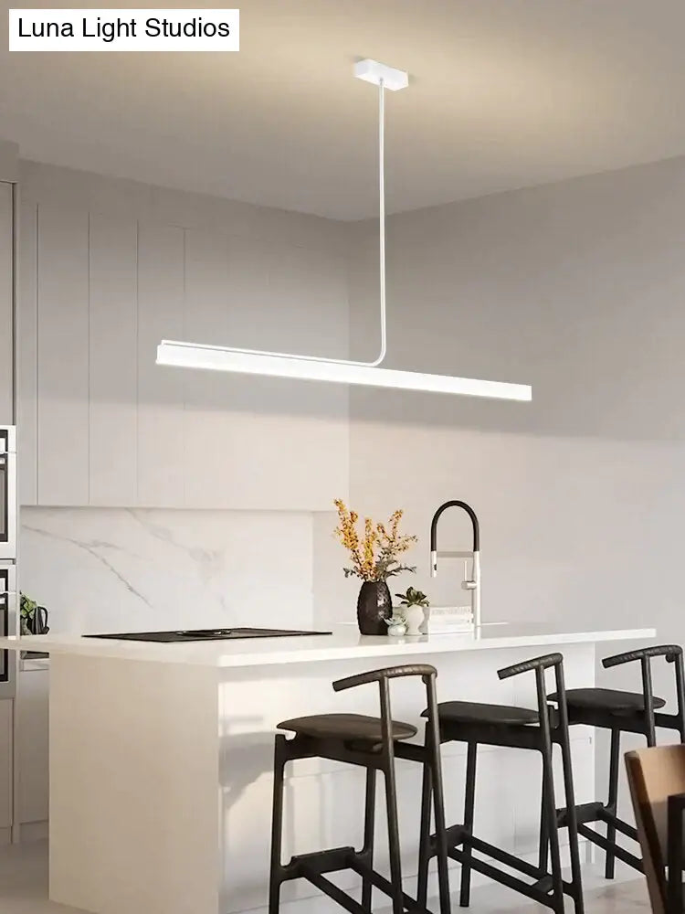 Modern Minimalist Long Bar creative Pendant Light for Dining room Kitchen pendant Light